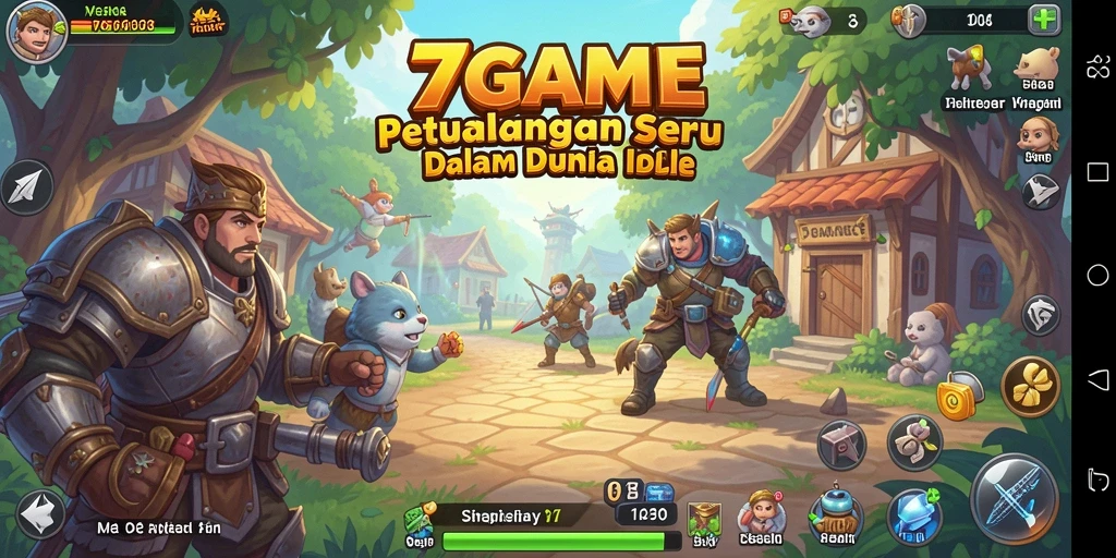 Screenshot gameplay menunjukkan aksi seru di dunia Idle.