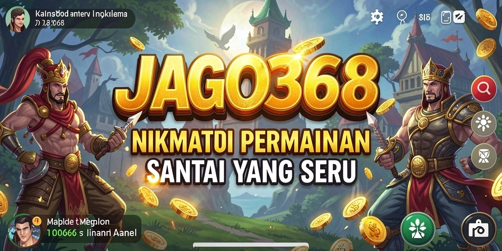 Tampilan menarik dari gameplay JAGO368 yang penuh warna.