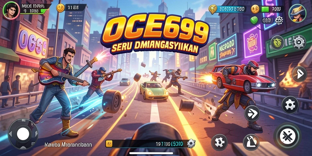 Tampilan gameplay seru dari OCE69 dengan grafis menarik.