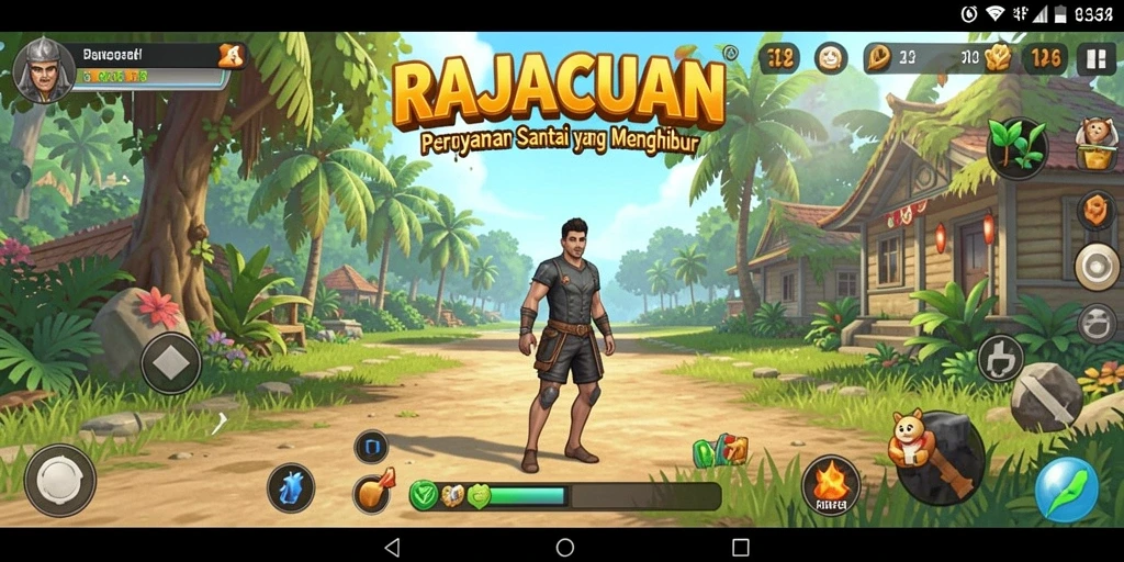 Tangkapan layar RAJACUAN menampilkan gameplay yang menyenangkan dan menarik.