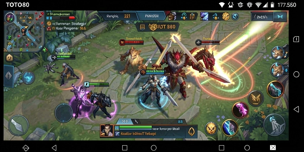Tampilan gameplay TOTO80 yang menegangkan dan strategis.