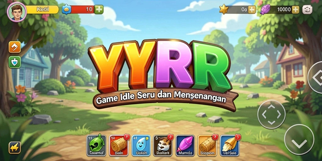Tampilan gameplay YYRR yang seru dan interaktif.